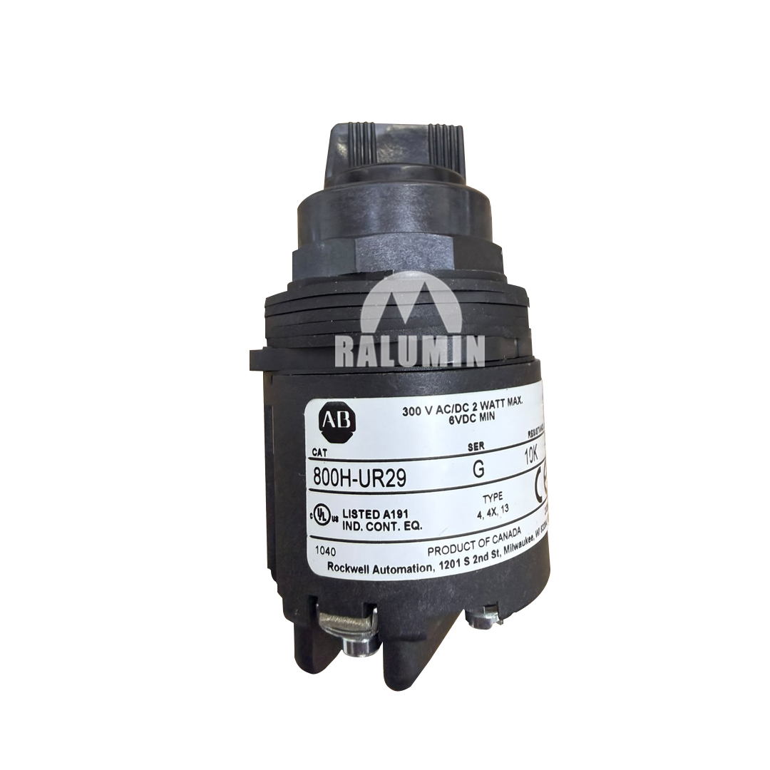POTENCIOMETRO 30MM, ALLEN BRADLEY, 800H-UR29 800H-UR29 800H-UR29 G 30MM POTENTIOMETER 800H PB