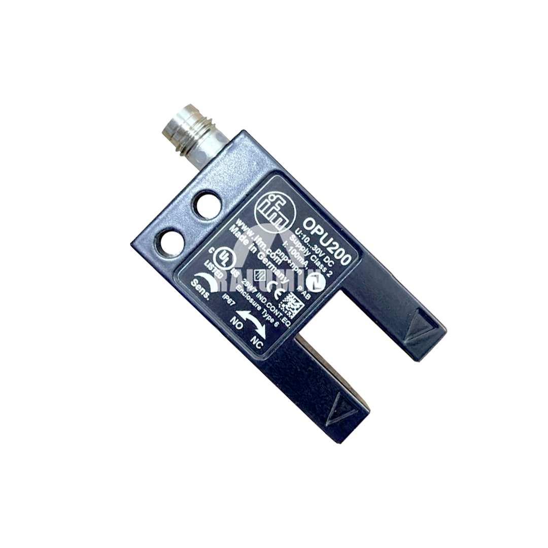 BARRERA FOTOELECTRICA, IFM, OPU200 PLASTICO Y ACERO AUTOMATIZACION INDUSTRIAL OPU200 BARRERA FOTOELECTRICA